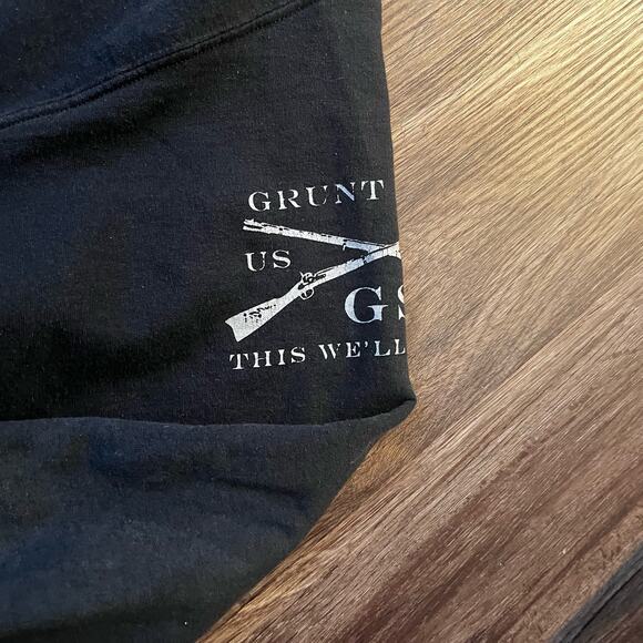 Grunt Style Men's XL Semper Volans Graphic Pullover Hoodie - Picture 4 of 7